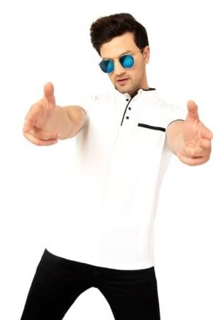 Men's Polo T-Shirts, White