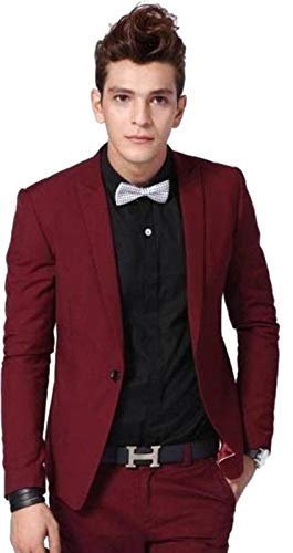 Luxrio Blazer for Men, Maroon