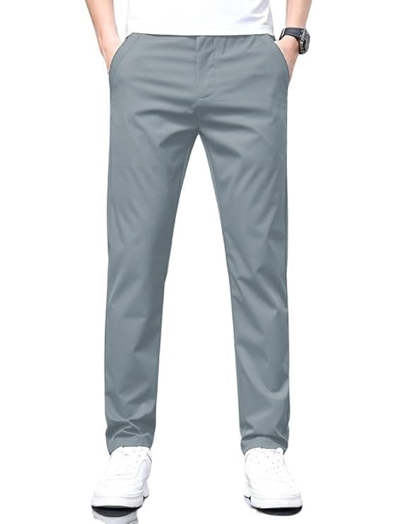 Men's Regular Casual Trouser - Grey