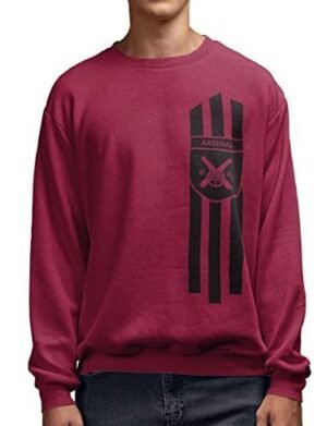 Men's Football Club 3 Stripes Sweatshirt, Maroon