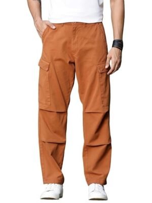 Men's | Solid 6 Pocket Chino Pants - Orange