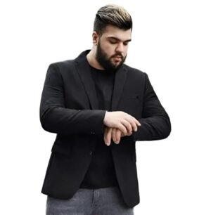 Men's Casual Blazer, Black