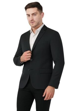 Men's Formal Blazer, Cosmic Black