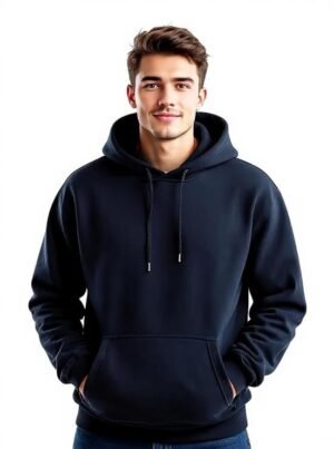 Men's Hoodie, Navy Blue