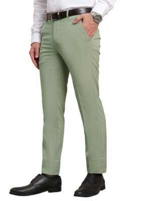 Men's Formal Trouser, Olive Green