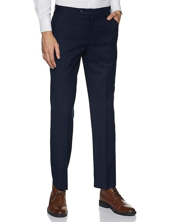 Men's Classic Formal Trousers, Blue