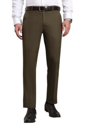 Men's Formal Trouser, Dark Brown
