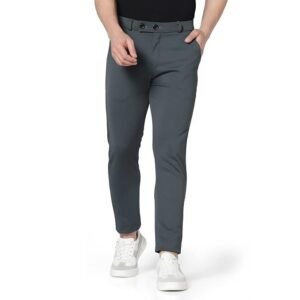 Men's Formal Trousers, Dark Grey