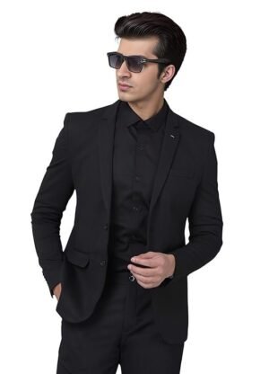 Men Versatile Blazer, Black