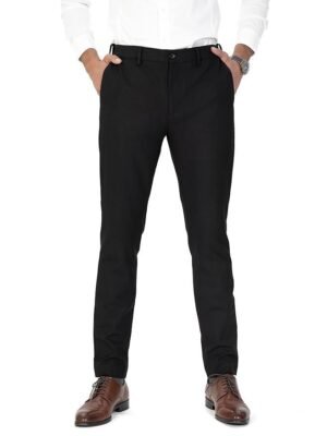Men's Formal Pants for Men, Black