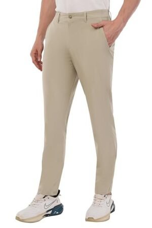 Men's Stretchable Formal Pants, Beige