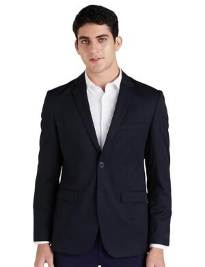 Men's Neo Slim Knit Textured Blazer, Navy