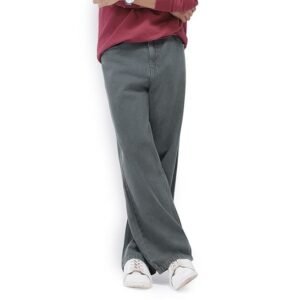 Men's Loose Mid Rise Jeans Grey