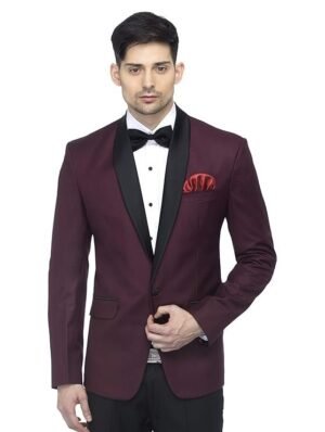 Men's Tuxedo Blazers, Wine