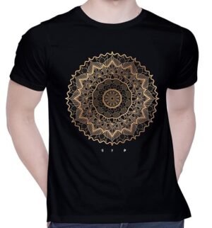 Graphic Printed Regular Fit T-Shirt, Black