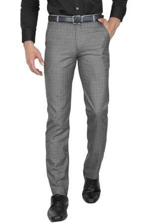 Men's Formal Trousers, Light Grey