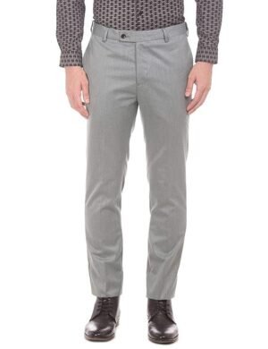 Men's Tapered Formal Trousers, Grey